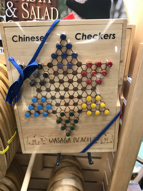 Chinese Checkers- Wasaga Beach Engraved