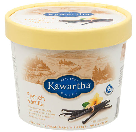 French Vanilla- Kawartha Dairy Ice Cream 1.5 lt