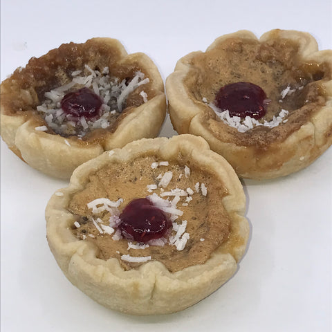 Butter Tarts (6)- Coconut Raspberry